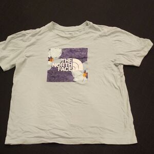 The North Face White Short Sleeve Tee with Graphic Print